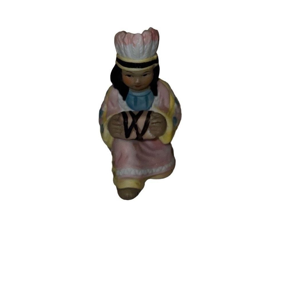 House of Lloyd Christmas Around the World Native American CHIEF Kneeling Gift